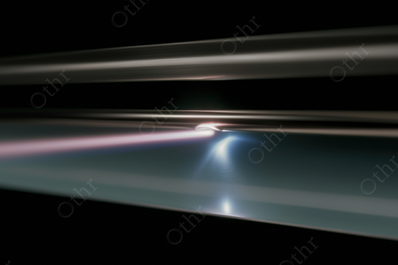 Abstract Copier Light Beams With Pink and Blue Glow