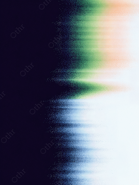 Abstract Black, Blue, Green and Orange Gradient