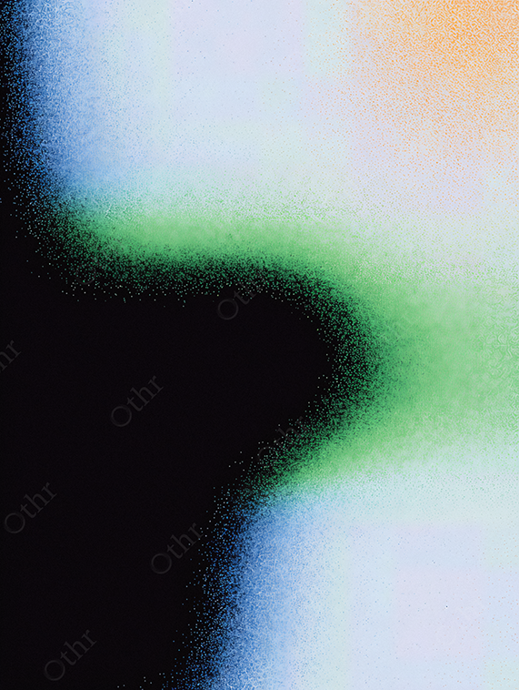 Abstract Black, Blue, Green and Orange Gradient 