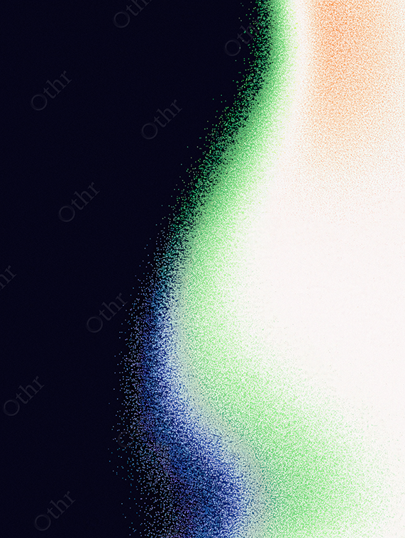 Abstract Black, Blue, Green and Orange Gradient