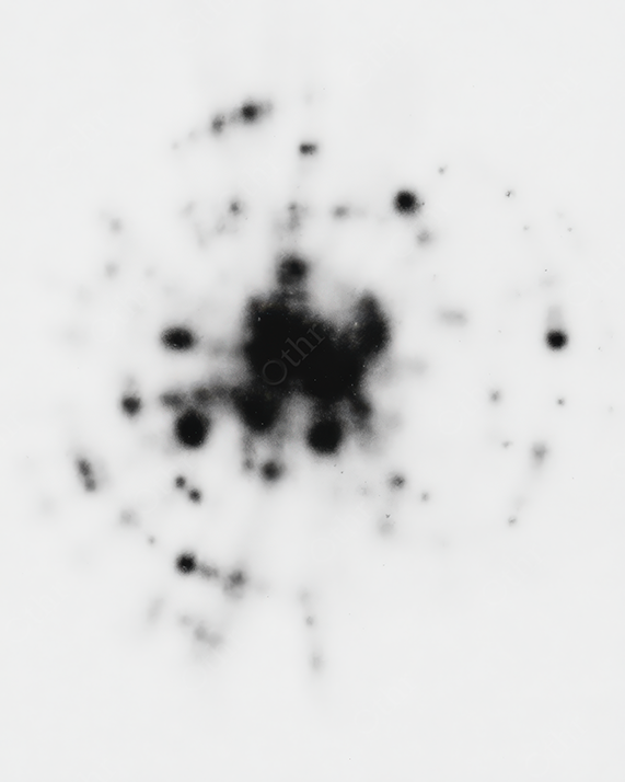 Minimalistic Abstract Black Ink on a White Background