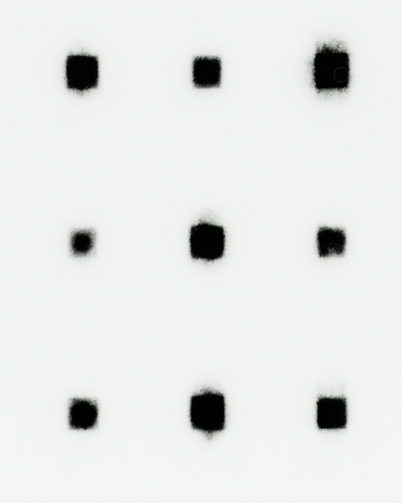 Minimalistic Black Squares on a White Background