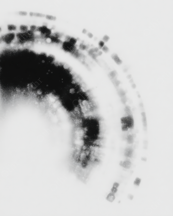 Minimalistic Abstract Black Ink on a White Background