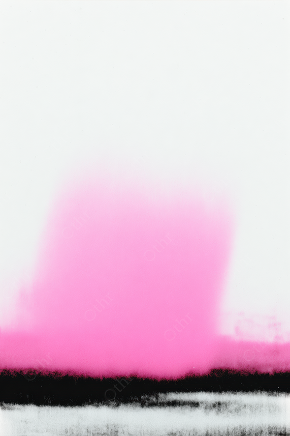 Abstract Horizon With Black Ground and Vertical Pink Gradient Glow