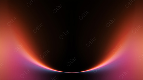 Abstract Neon Horizon Gradient In Blue And Purple