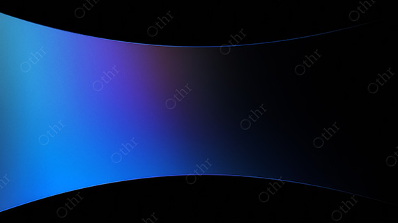 Abstract Neon Ring Of Light On Dark Background