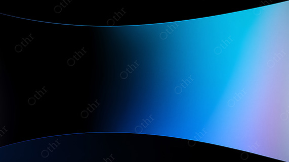 Abstract Neon Horizon Gradient In Blue And Purple