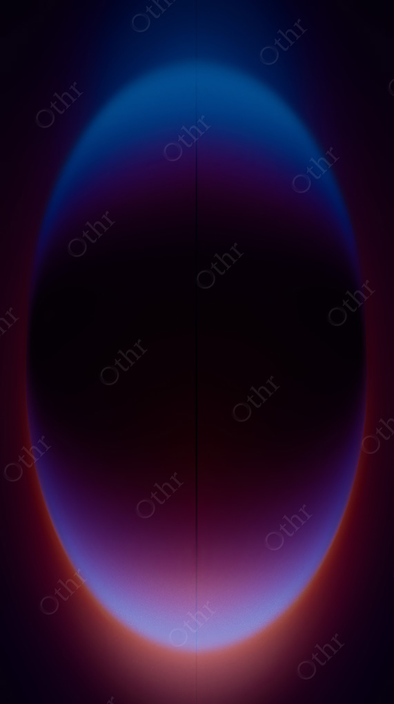 Abstract Blue And Purple Neon Curve On Black Background