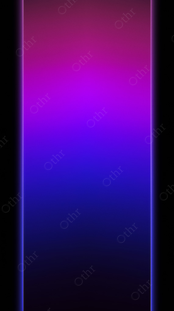 Abstract Blue And Purple Neon Curve On Black Background