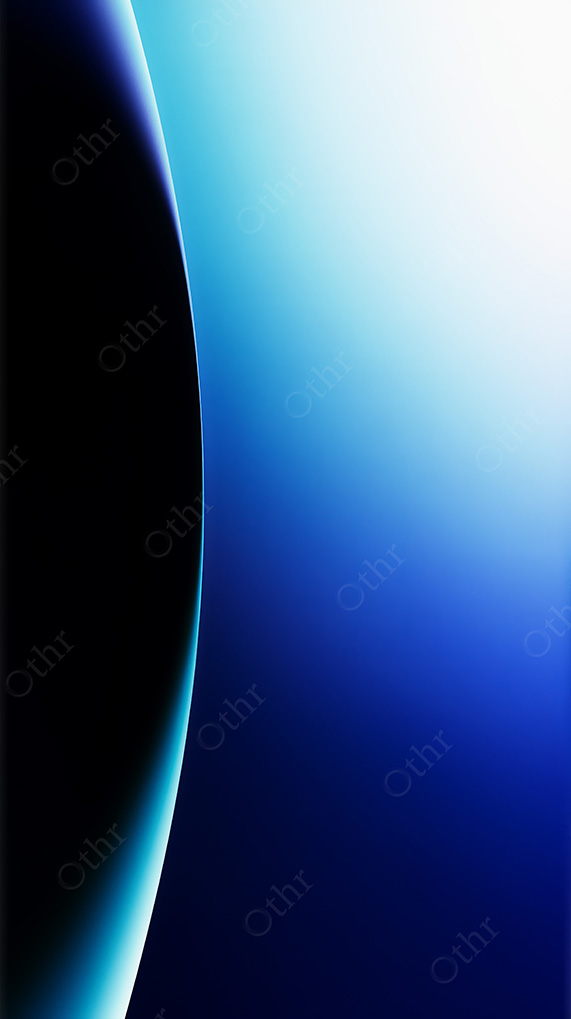 Abstract Colourful Gradient Orb On Black Background