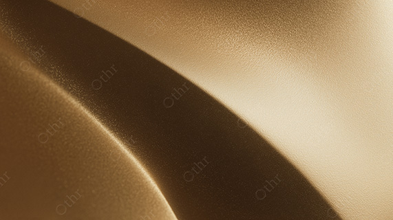 Golden Abstract Surface With Soft Curves and Fine Grain Texture