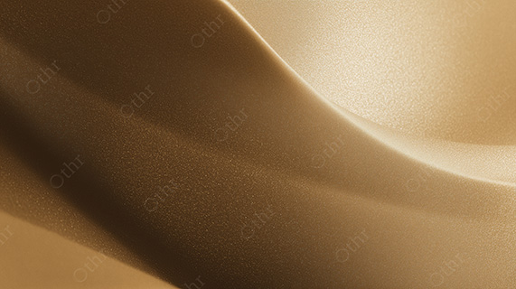 Golden Abstract Waves With Fine Grain Texture and Soft Lighting