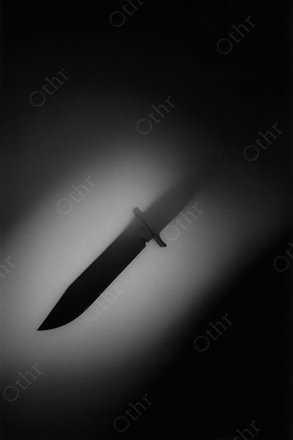 Knife Silhouette Cast Against Soft Directional Light