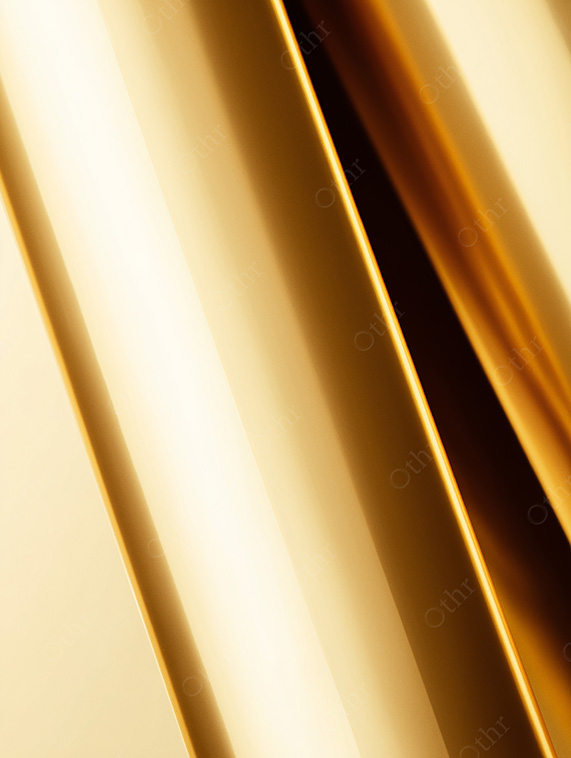 Polished Gold Pillars Abstract Background