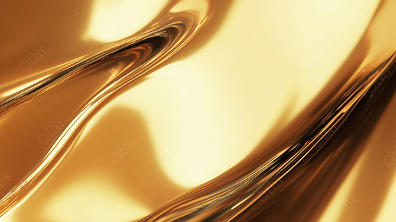Soft Liquid Gold Wave Background