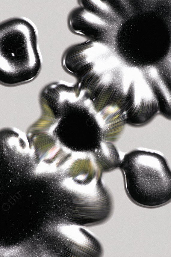 Abstract Metal Bloom