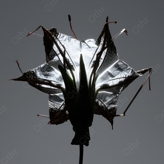Dark alien flower