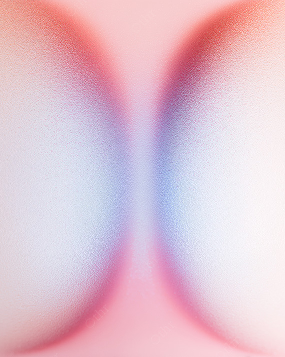 Soft Abstract Symmetrical Blur With Pastel Tones and Grainy Texture